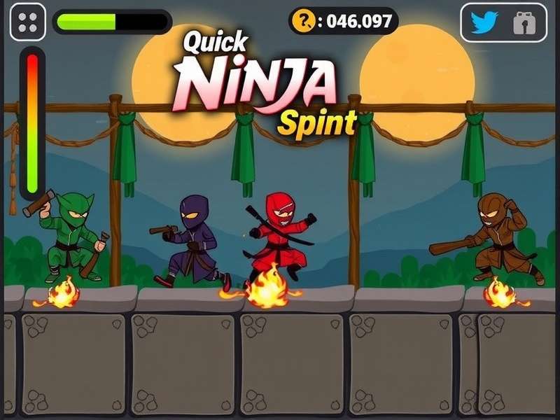 Quick Ninja Sprint Playable Characters