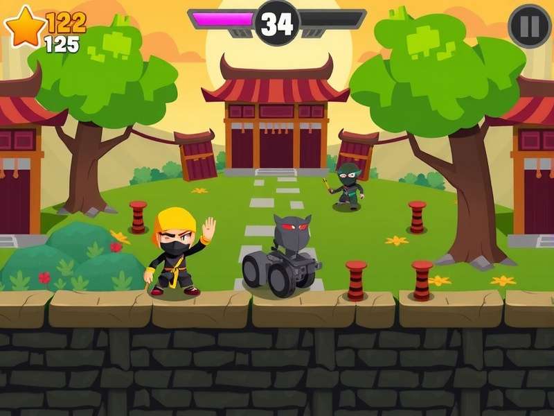 Quick Ninja Sprint Gameplay Screenshot